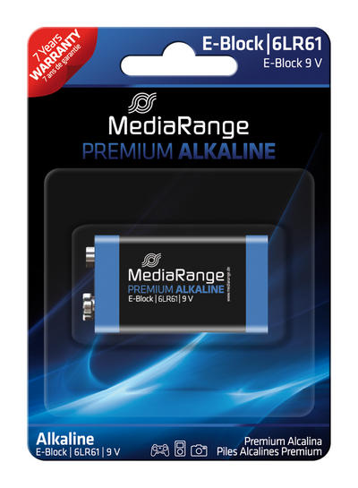 Mediarange Batterien 9 Volt - Block - VE = 1 Stück - MRBAT107