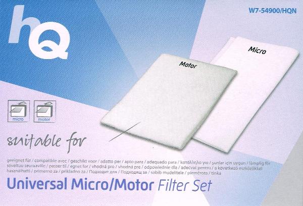 HQ Staubsaugerfilterset - Universal Mikrofilter + Motorfilter