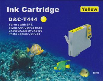 Druckerpatrone - alternativ zu Epson T0444 - gelb (Hohe Kapazität)