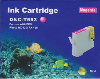 Druckerpatrone - alternativ zu Epson T0553 - magenta