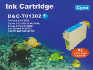 Druckerpatrone - alternativ zu Epson T1302 - cyan
