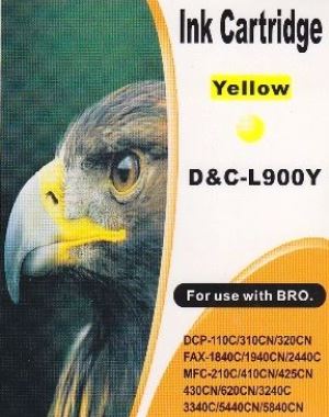 Druckerpatrone - alternativ zu Brother LC-900 Y - gelb