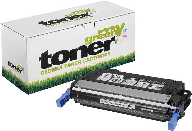 MYGREEN Alternativ-Toner - kompatibel zu HP 642A / CB400A - schwarz