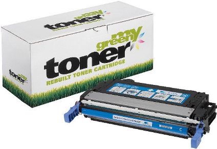MYGREEN Alternativ-Toner - kompatibel zu HP 642A / CB401A - cyan