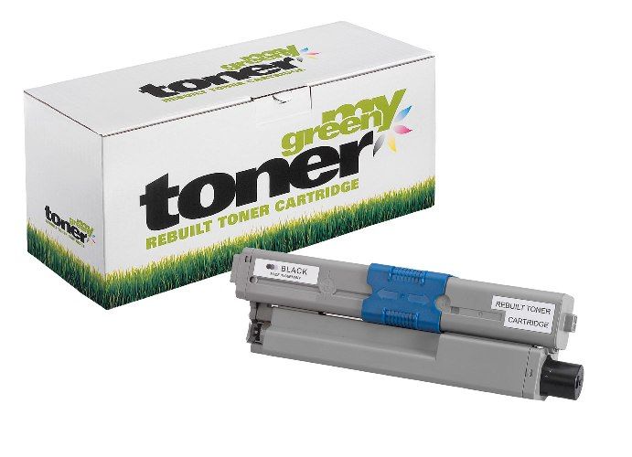 MYGREEN Alternativ-Toner - kompatibel zu OKI C310 / C510 / 44469803 / 44469804 - schwarz