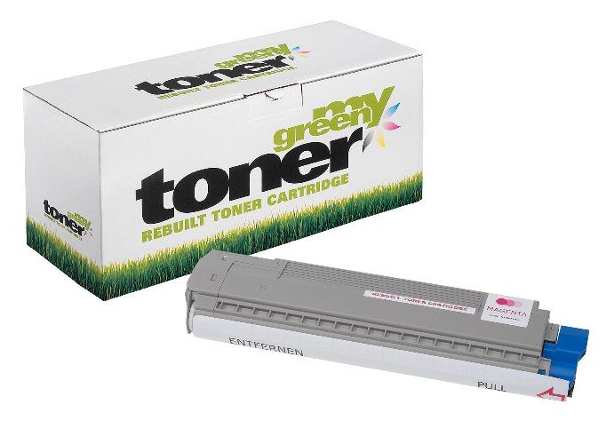 MYGREEN Alternativ-Toner - Kompatibel zu OKI MC860 / 44059210 - magenta