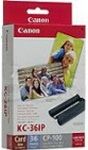 ORIGINAL Canon KC-36IP - Tinte + Papier Color - 36 Fotos 54x89 mm