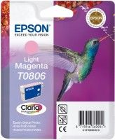 ORIGINAL Epson T0806 - Druckerpatrone magenta hell
