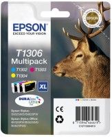 ORIGINAL Epson T1306 - 3er Pack Druckerpatronen (c/m/y)