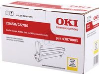ORIGINAL OKI 43870005 / C5650 - Bildtrommel gelb