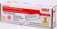 ORIGINAL OKI 43324421 / C5800 - Toner gelb