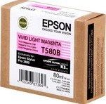 ORIGINAL Epson T580B - Druckerpatrone magenta hell VIVID