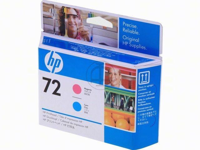 ORIGINAL HP 72 / C9383A - Druckkopf cyan / magenta