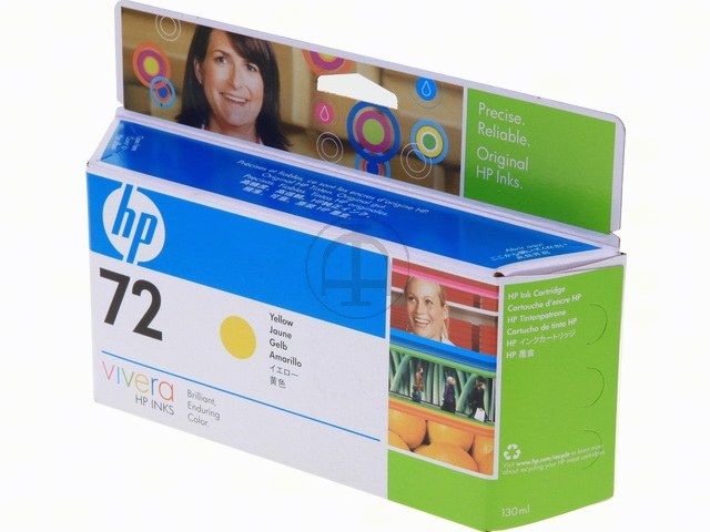 ORIGINAL HP 72 / C9373A - Druckerpatrone gelb (High Capacity)