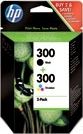 ORIGINAL HP 300 / CN637EE - 2er Pack Druckerpatronen schwarz / color