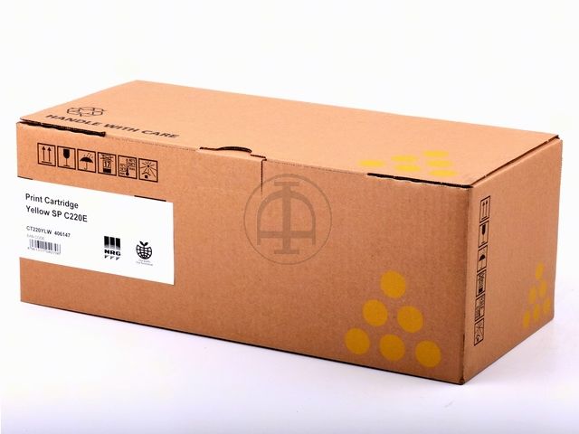 ORIGINAL Ricoh 406106 / 406055 / SP C220E - Toner gelb