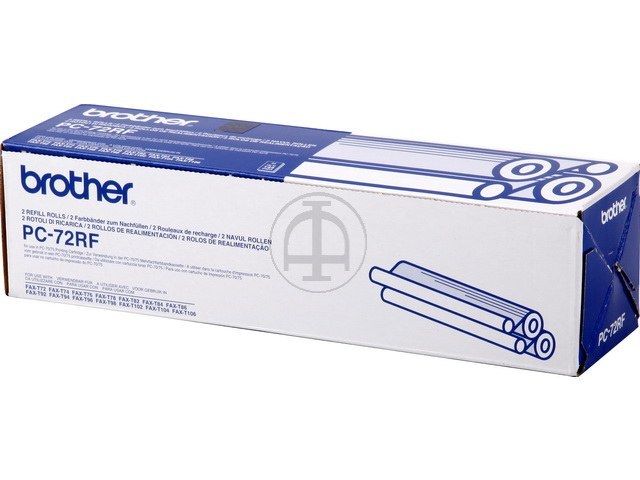 ORIGINAL Brother PC-72RF - Faxrollen (2er Pack)