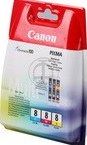 ORIGINAL Canon CLI-8 - 3er Multipack Druckerpatronen (c/m/y)