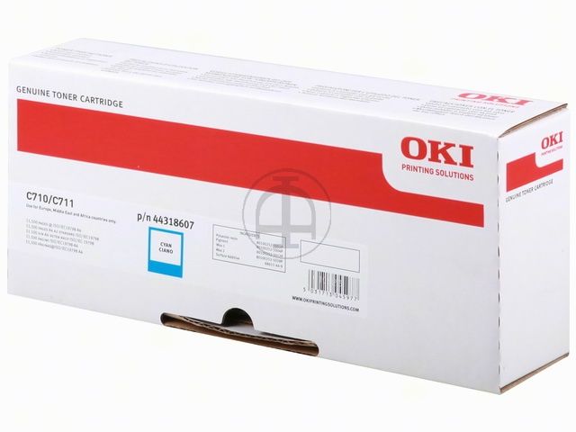 ORIGINAL OKI 44318607 / C710 / C711 - Toner cyan