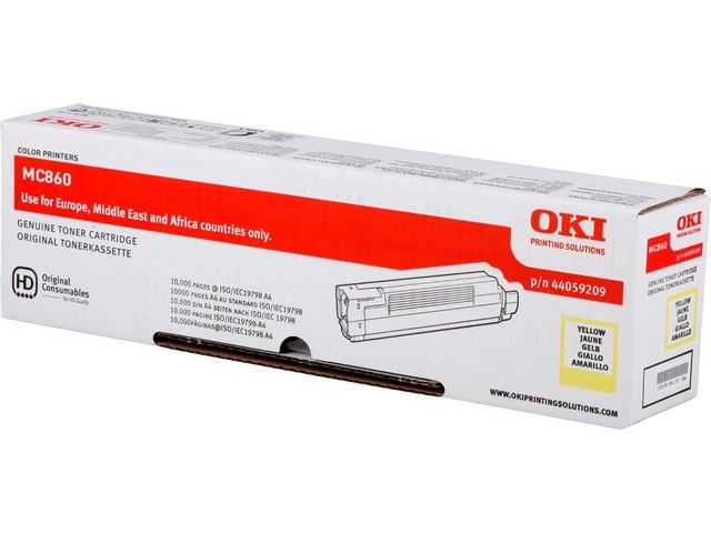 ORIGINAL OKI 44059209 / MC860 - Toner gelb