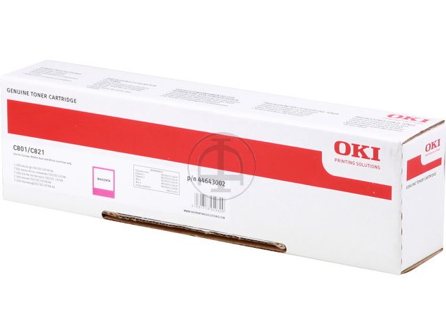 ORIGINAL OKI 44643002 / C801 / C821 - Toner magenta