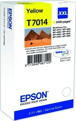 ORIGINAL Epson T7014 - Druckerpatrone gelb (Extra High Capacity)