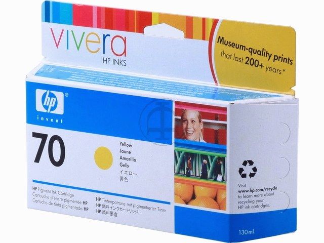 ORIGINAL HP 70 / C9454A - Druckerpatrone gelb