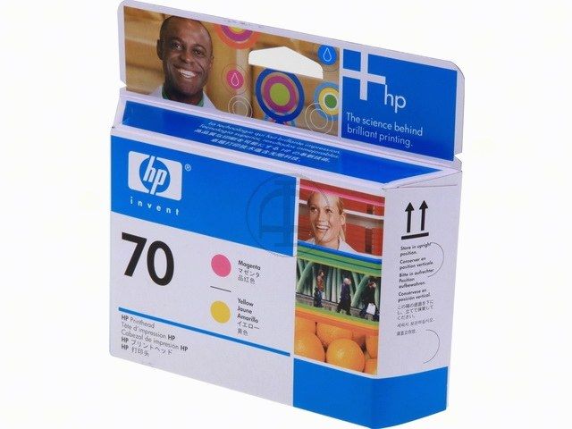 ORIGINAL HP 70 / C9406A - Druckkopf magenta / gelb