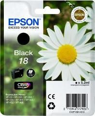 ORIGINAL Epson 18 / T1801 - Druckerpatrone schwarz
