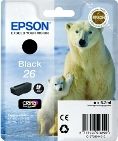 ORIGINAL Epson 26 / T26014012 - Druckerpatrone schwarz