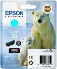 ORIGINAL Epson 26 / T26124012 - Druckerpatrone cyan