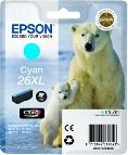 ORIGINAL Epson 26XL / T26324012 - Druckerpatrone cyan (High Capacity)
