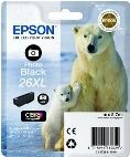 ORIGINAL Epson 26XL / T26314012 - Druckerpatrone photo schwarz (High Capacity)