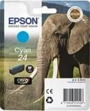 ORIGINAL Epson 24 / C13T24224012 - Druckerpatrone cyan