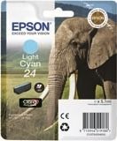 ORIGINAL Epson 24 / C13T24254012 - Druckerpatrone hell cyan