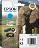 ORIGINAL Epson 24XL / C13T24324012 - Druckerpatrone cyan (High Capacity)