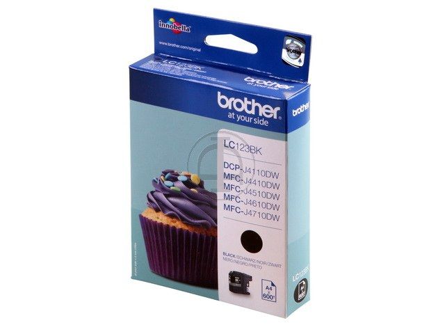 ORIGINAL Brother LC-123 BK - Druckerpatrone schwarz