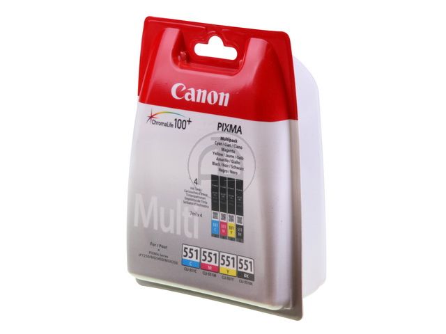 ORIGINAL Canon CLI-551 / 6509B009 - 4er Multipack