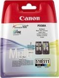ORIGINAL Canon PG-510 / CL-511 / 2970B010 - 2er Multipack