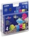 ORIGINAL Brother LC-1000 VALBP - 4er Pack