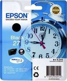 ORIGINAL Epson 27 / C13T27014012 - Druckerpatrone schwarz