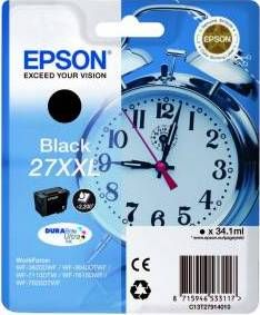 ORIGINAL Epson 27XXL / C13T27914012 - Druckerpatrone schwarz (Extra High Capacity)