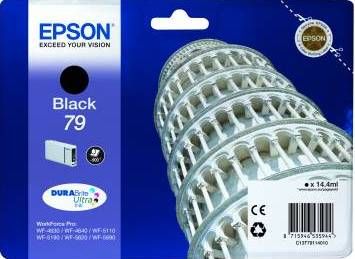 ORIGINAL Epson 79 / C13T79114010 - Druckerpatrone schwarz