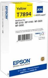 ORIGINAL Epson 78XL / C13T789440 - Druckerpatrone gelb (Extra High Capacity)