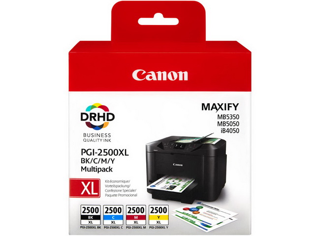ORIGINAL Canon PGI-2500XL - 4er Multipack