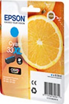 ORIGINAL Epson 33XL / C13T33624012 - Druckerpatrone cyan (High Capacity)