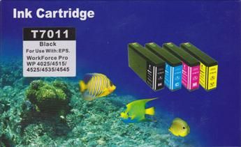 Druckerpatrone - alternativ zu Epson T7011 - schwarz (Extra High Capacity)