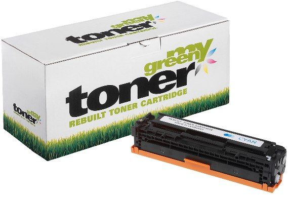 MYGREEN Alternativ-Toner - kompatibel zu HP 131A / CF211A / Canon 731 - cyan