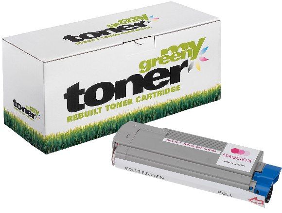 MYGREEN Alternativ-Toner - kompatibel zu OKI C610 / 44315306 - magenta