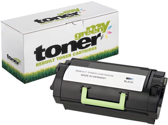 MYGREEN Alternativ-Toner - kompatibel zu Lexmark 522 / 52D2000 - schwarz